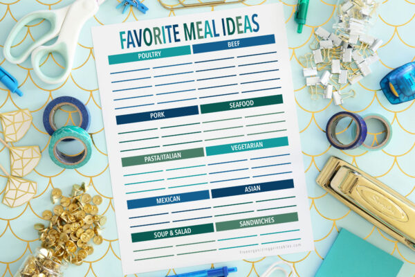 Free Meal Plan Printables (and 150+ Easy Dinner Ideas!)
