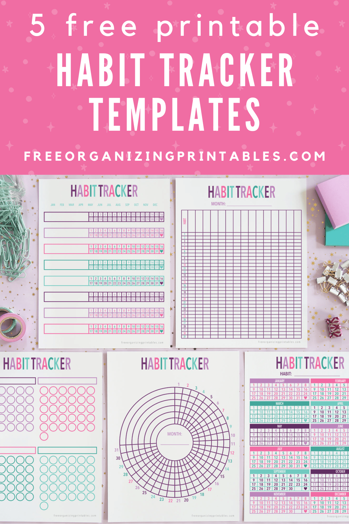 5+ Free Habit Tracker Printable Templates