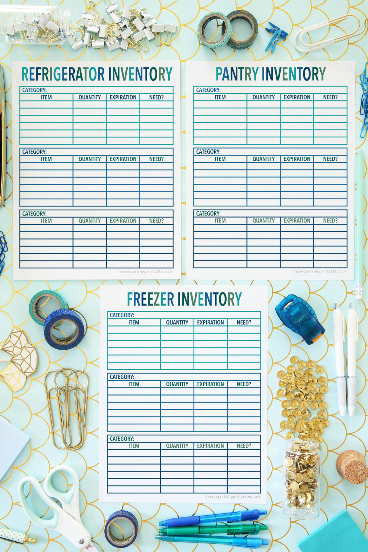 Printable Inventory Sheets
