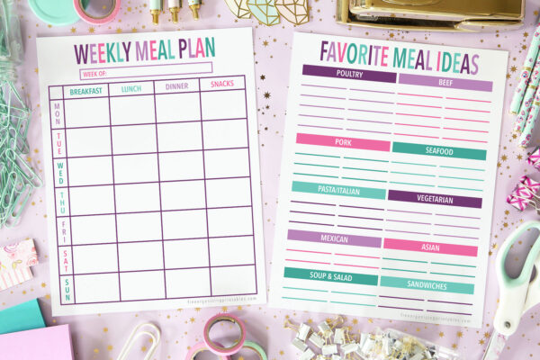 Free Meal Plan Printables (and 150+ Easy Dinner Ideas!)