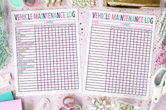 Vehicle Maintenance Log Printable | Free Organizing Printables