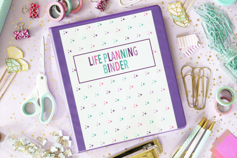 Free Printable Life Planning Binder | Free Organizing Printables