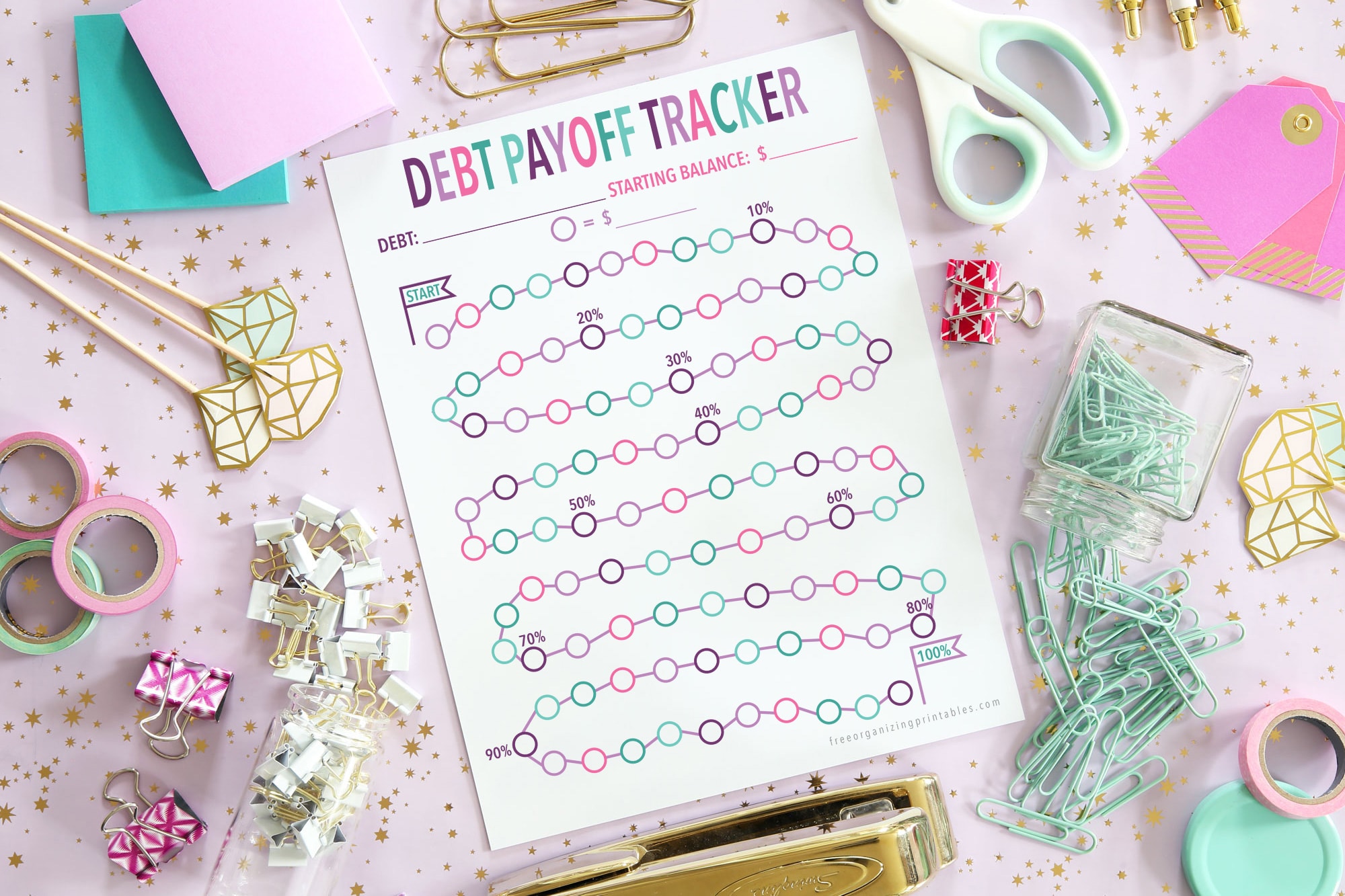 5+ Free Debt Payoff Tracker Printables | Free Organizing Printables