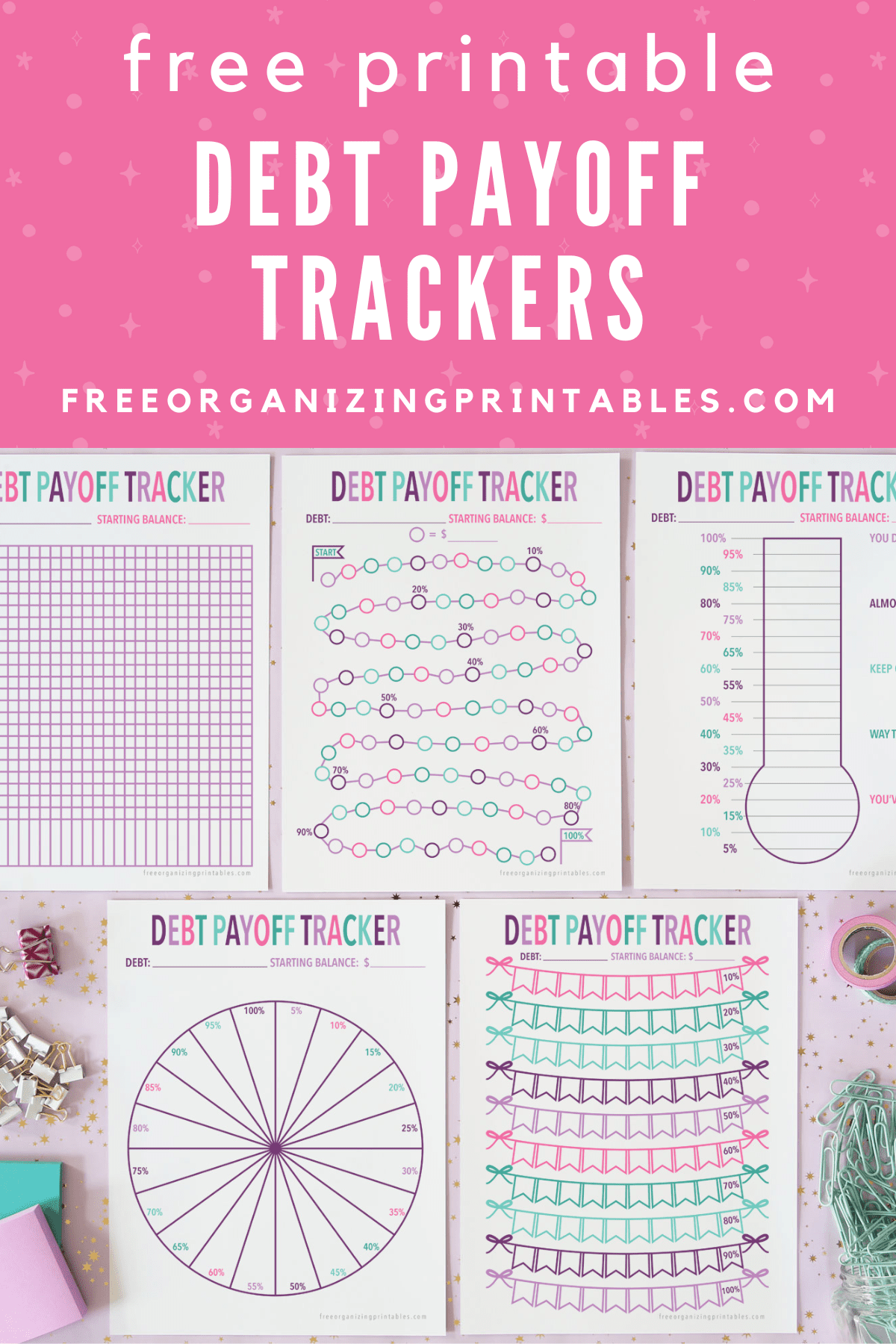 Debt Payoff Debt Tracker Printable