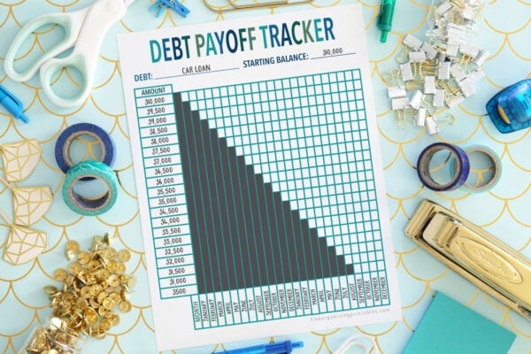 5+ Free Debt Payoff Tracker Printables | Free Organizing Printables